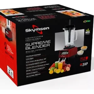 Liquidificador 38.000rpm Bs2 Programado Blender 2l Skymsen Cor Vermelho-carmim - Image 5