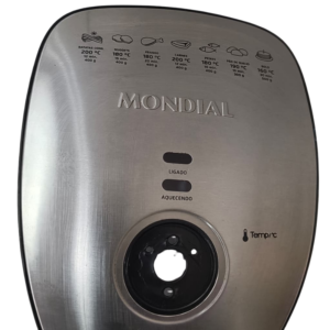 Painel Frontal Inox Original Air Fryer Mondial AFN-50-BI 5L (Usado) - Image 3